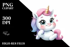 Funny Baby Unicorn with Big Eyes Product Image 3