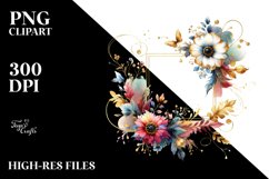 Vibrant Abstract Daisy Clipart Product Image 3