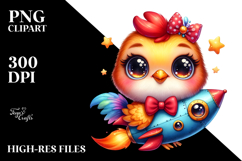 Smiling Baby Rooster Magic PNG Product Image 2