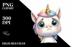 Funny Baby Unicorn with Big Eyes Product Image 3