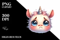 Funny Baby Unicorn with Big Eyes Product Image 3