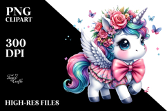 Cute Baby Unicorn PNG Product Image 2