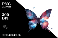 Butterfly V Painting PNG Product Image 2