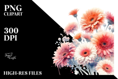 Washed Vibrant Gerbera Flower Product Image 2