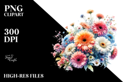Washed Vibrant Gerbera Flower Product Image 2