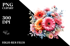 Washed Vibrant Gerbera Flower Product Image 2
