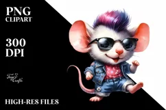 Agressive Funny Baby Mouse, High-Res PNG Product Image 3