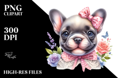 Happy French Bulldog, Transparent PNG Product Image 2