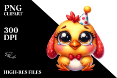 Cute Chicken Large Udder PNG Product Image 2