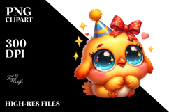 Cute Chicken Large Udder PNG Product Image 2