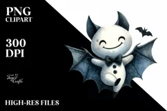 Funny Halloween Bat, High-Res PNG Product Image 3