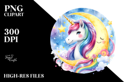 Whimsical Unicorn and Moon Product Image 2