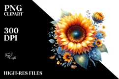 Vibrant Sunflower PNG Product Image 2