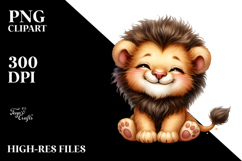 Energic Baby Lion PNG Product Image 2