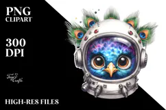 Cute Baby Peacock, High-Res PNG Product Image 2