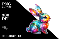 Colorful Bunny Made of PNG Product Image 2