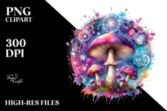 Vibrant Mushroom Tarot PNG Product Image 2