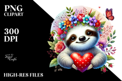 Colorful Baby Sloth, High-Res PNG Product Image 2