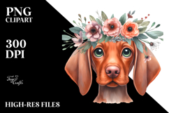 Vizsla Whreath Clipart Product Image 2
