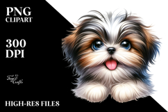 Happy Shih Tzu PNG Product Image 2