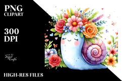Cute Vibrant Snail Flower Crown Product Image 2