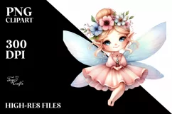 Cute Whimsical Fairy PNG Product Image 1