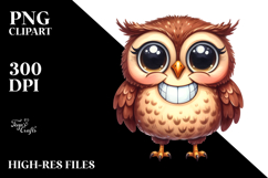 Funny Owl Standing in 2 Legs Product Image 2