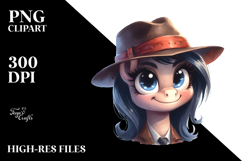 Watercolor Funny Pony Portrait with Goofy Smile | Clipart Product Image 2