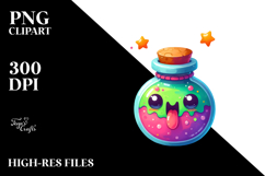 Colorful Magic Potion Watercolor Design Product Image 2