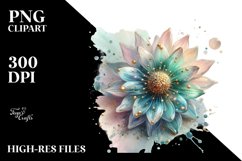 Sunflower Golden Insertions Watercolor Splash Product Image 3