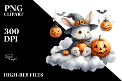 Joyful Tiger for Halloween, Whimsical PNG Product Image 2