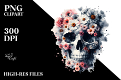 Skull Painting PNG Product Image 2