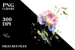 Flower Watercolor Abstract Design Product Image 2