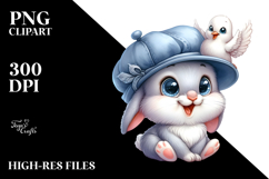 Funny Baby Rabbit Dove Hat Product Image 2