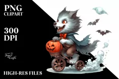 Funny Halloween Werewolf, High-Res PNG Product Image 1