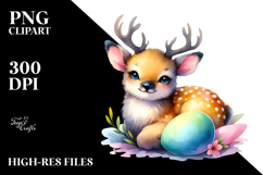 Cute Baby Elk Clipart Product Image 2