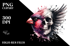 Bird with Splashes PNG Product Image 2