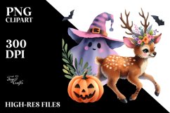 Cute Baby Elk Halloween Clipart Product Image 1