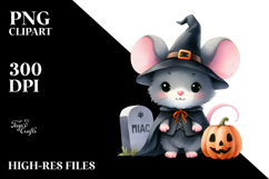 Adorable Baby Mouse Halloween Drawing | Sublimation | Product Image 2