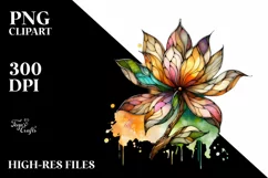 Wooden Stained Magnolia Clipart Product Image 1