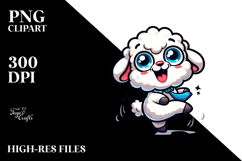 Dancing Lamb Cartoon PNG Product Image 2