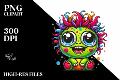 a Cute Crazy Small Baby Turtle Cartoon | Clipart Product Image 3