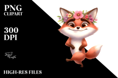Silly Cartoon Fox PNG Product Image 2