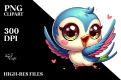crazy Small Baby Swallow Clipart Product Image 3