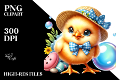 Smiling Baby Chicken Soap Bubble PNG Product Image 2