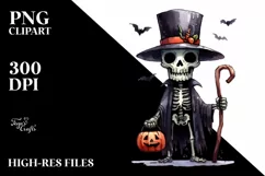 Funny Halloween Undead, Transparent PNG Product Image 3