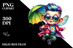 Cute Vibrant Baby Owl PNG Product Image 2