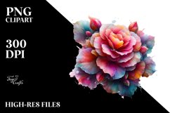 Colorful Shiny Begonia Clipart Product Image 3