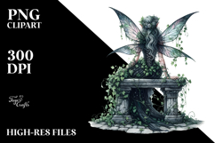 Gothic Fairy on Bench, 20 oz Tumbler Product Image 2