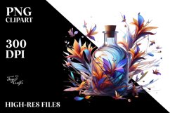 Colorful Abstract Bottle Clipart Product Image 1